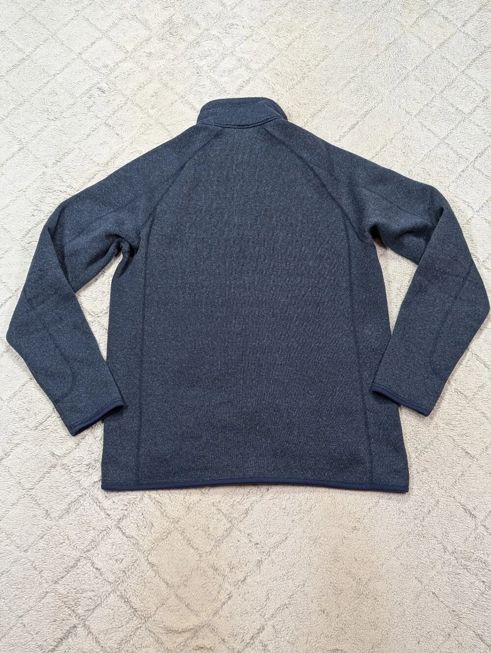 Patagonia Jacket Mens L Blue Navy Better Sweater Full Zip Fleece Outdoor Casual